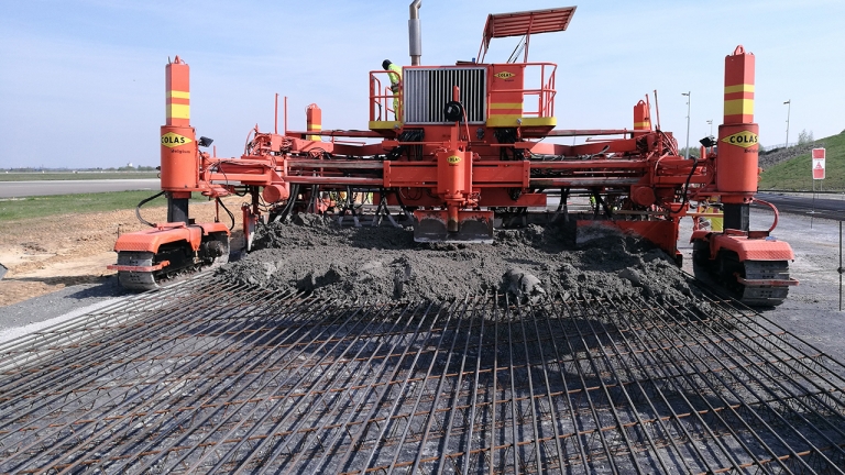 Liège Airport - Placement d'enrobés