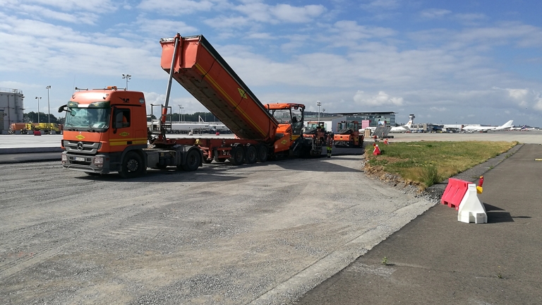 Liège Airport - Poste de revêtement
