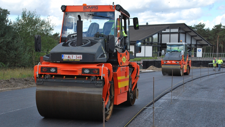 Piste d'essai Ford - finitions
