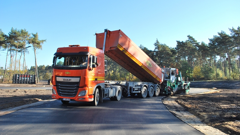 Piste d'essai Ford par Colas - Transport