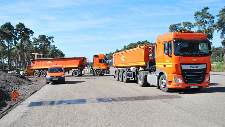 Piste d'essai Ford par Colas - Transport